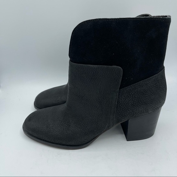 Nine West Shoes - Nine West Women's Dale Block-Heel Booties Black Ankle Boots Size 9 M NWOB